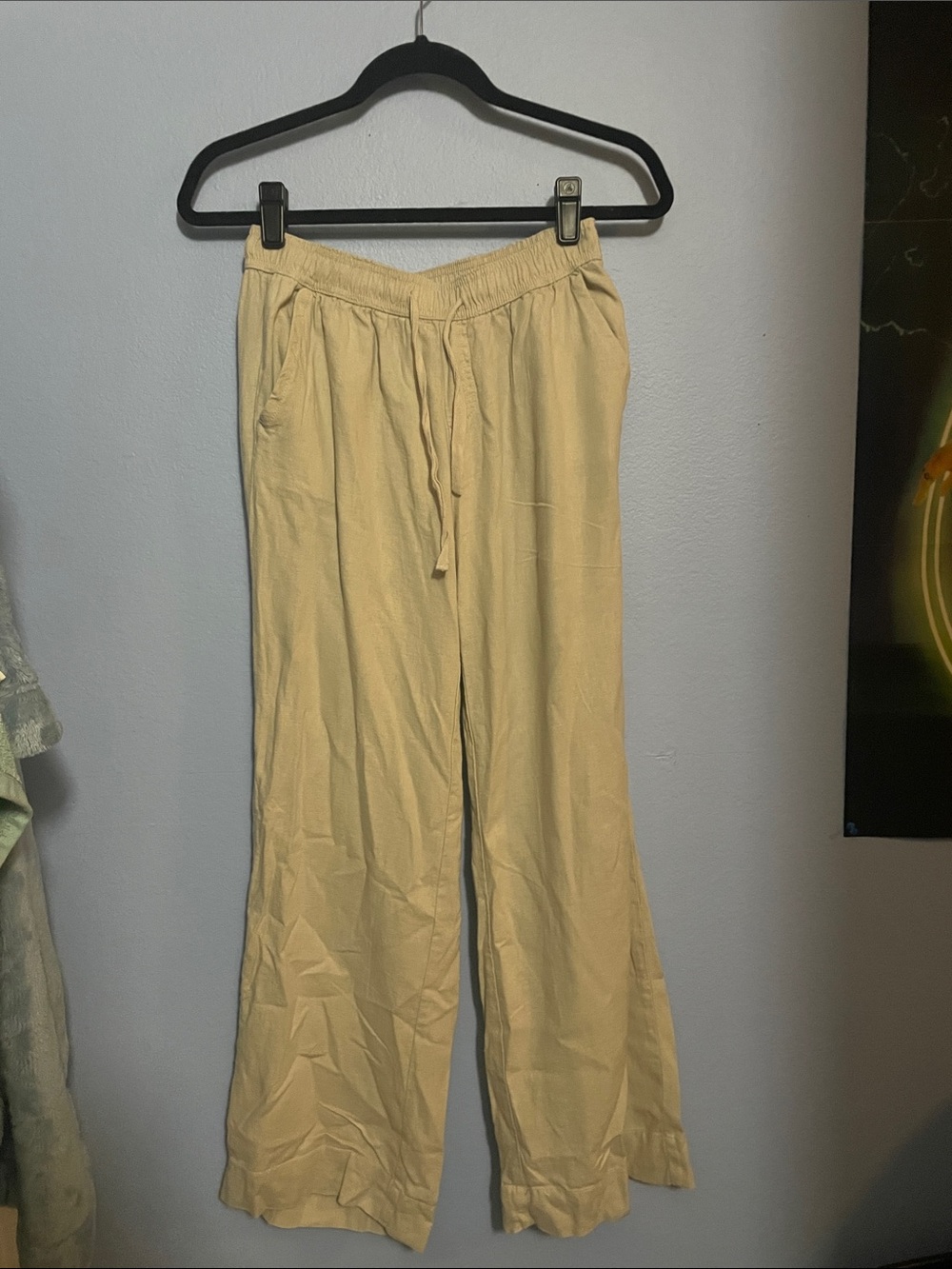 Briggs Women’s Tan Linen Pants